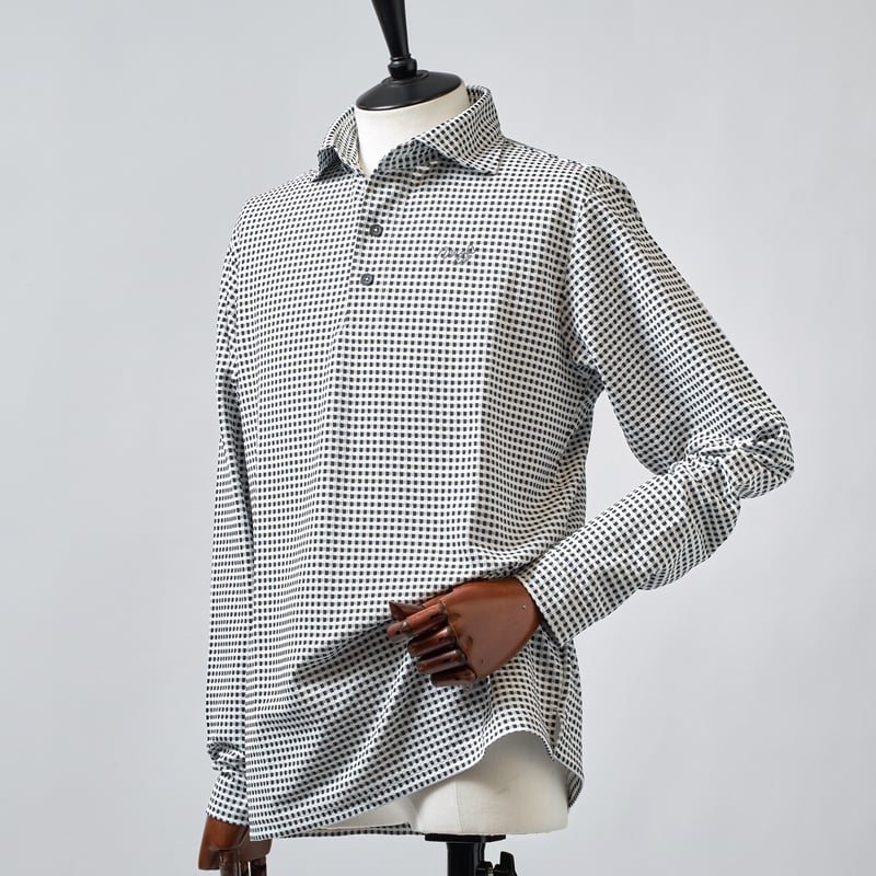 MOCO [ 21-2252810 ] HG/JQﾆｯﾄｷﾞﾝｶﾞﾑﾁｪｯｸ【長袖ｼｬﾂ】 -