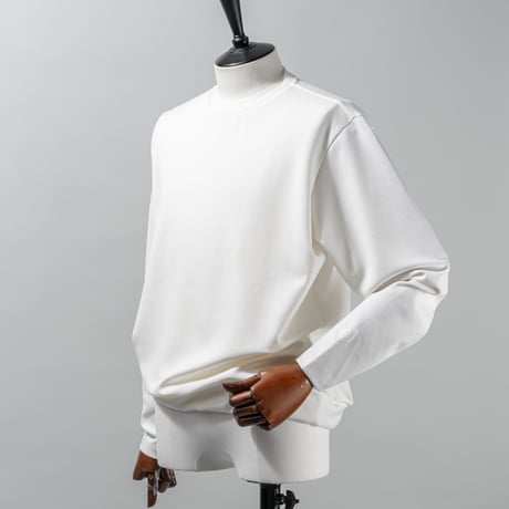 TRATTO [ 31-2262810 ] ﾒｲｽﾄﾚｯﾁﾀﾞﾝﾎﾞｰﾙ【裾切替長袖Tｼｬﾂ】 - ﾀﾞｰｸﾌﾞﾗｳﾝ(45)