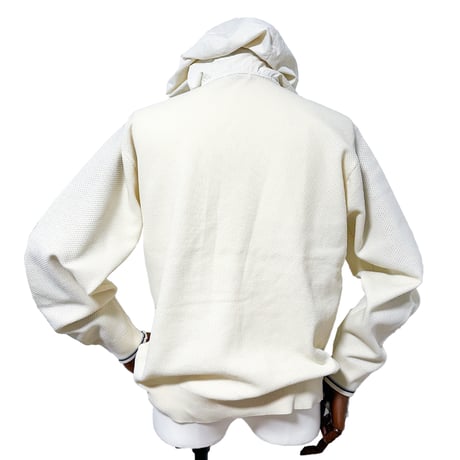 MOCO [ 21-5261210 ] ｳｰﾘｰﾎﾟﾘ×ｺｯﾄﾝﾎﾟﾘ【長袖ﾌｰﾃﾞｨーﾌﾙZIP】 - ﾈｲﾋﾞｰ(98)