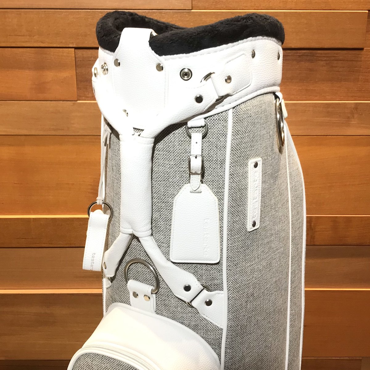ゴルフ　キャディバック　テスタルテ　TESTARTE 白 ゴルフ キャディバック テスタルテ TESTARTE 白 - メルカリ