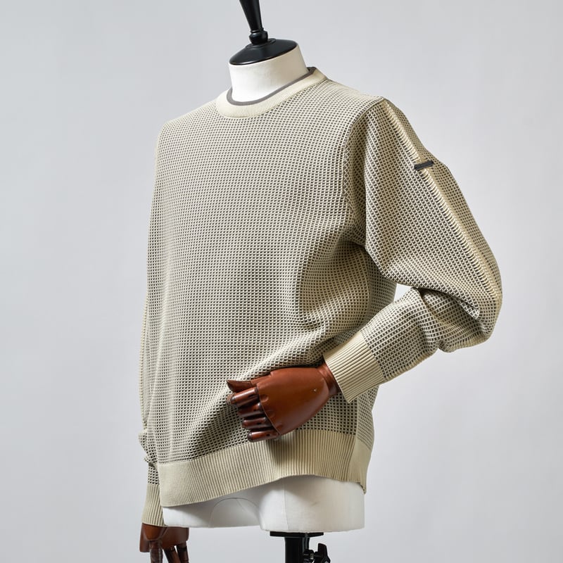 MOCO [ 21-1252910 ] ｳｰﾘｰﾎﾟﾘｴｽﾃﾙ【長袖ｸﾙｰﾈｯｸ】 - ﾚｯﾄ