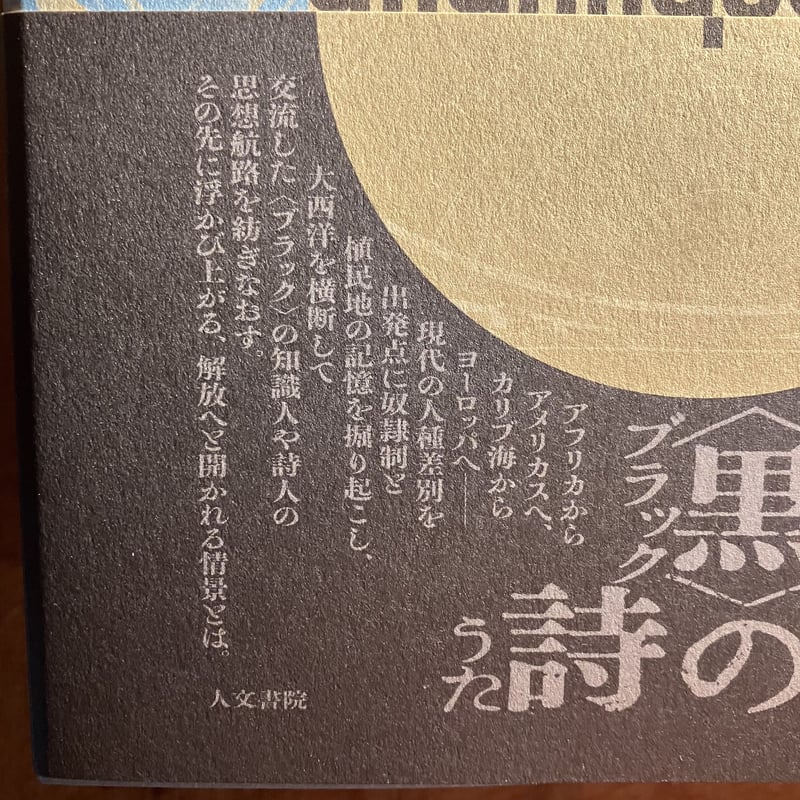 環大西洋政治詩学 二十世紀ブラック・カルチャーの水脈 | 庭文庫 WEBSHOP