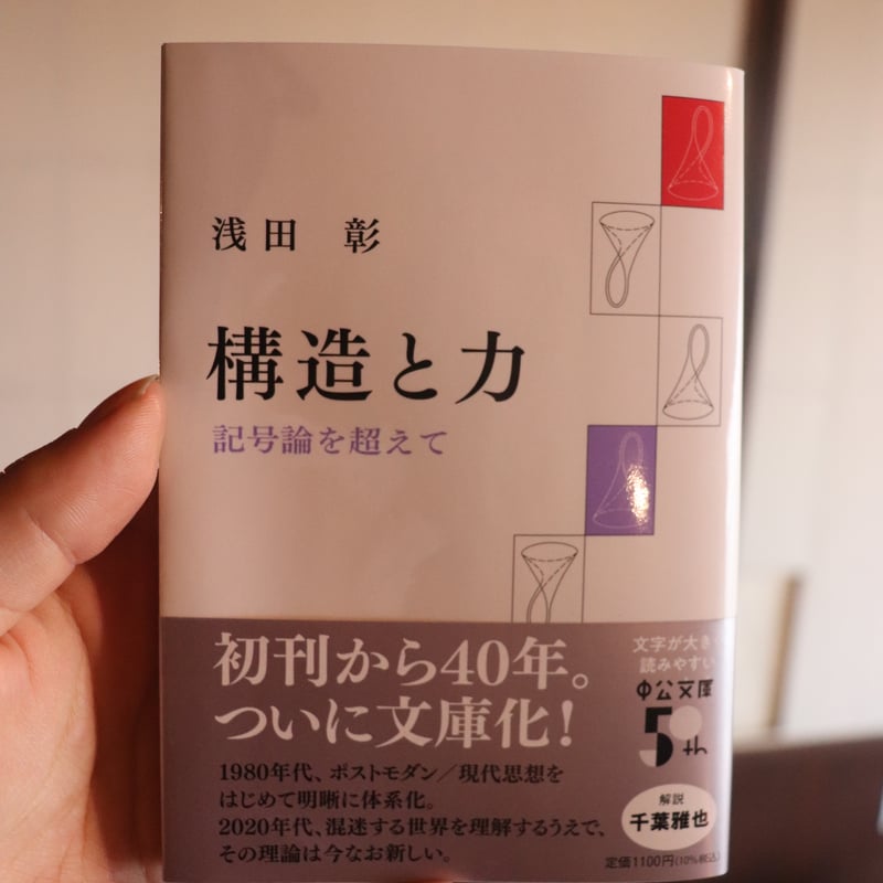 構造と力-記号論を超えて (中公文庫 あ 51-2)／浅田彰 | 庭文庫 WEBSHOP