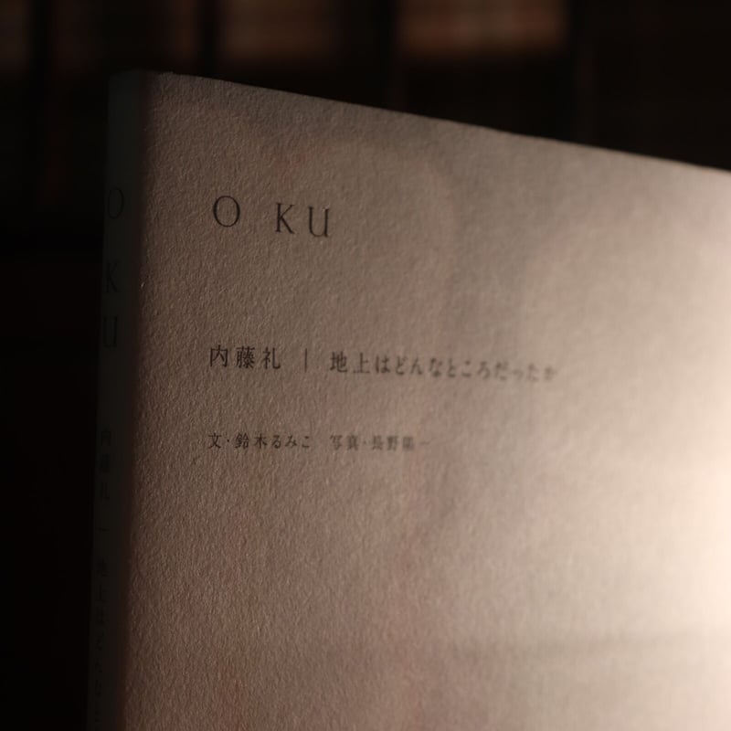 O KU 内藤礼｜地上はどんなところだったか | 庭文庫 WEBSHOP