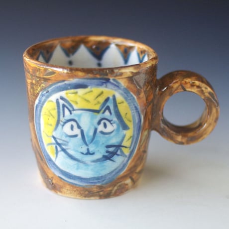 色絵コーヒーカップ