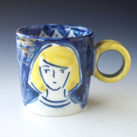 色絵コーヒーカップ
