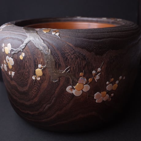 特別出品 漆芸 美術品桐火鉢 金沢桐工芸 平安装束武者蒔絵   1対（2客） CATEGORY 火鉢 | 金沢桐工芸 岩本清商店
