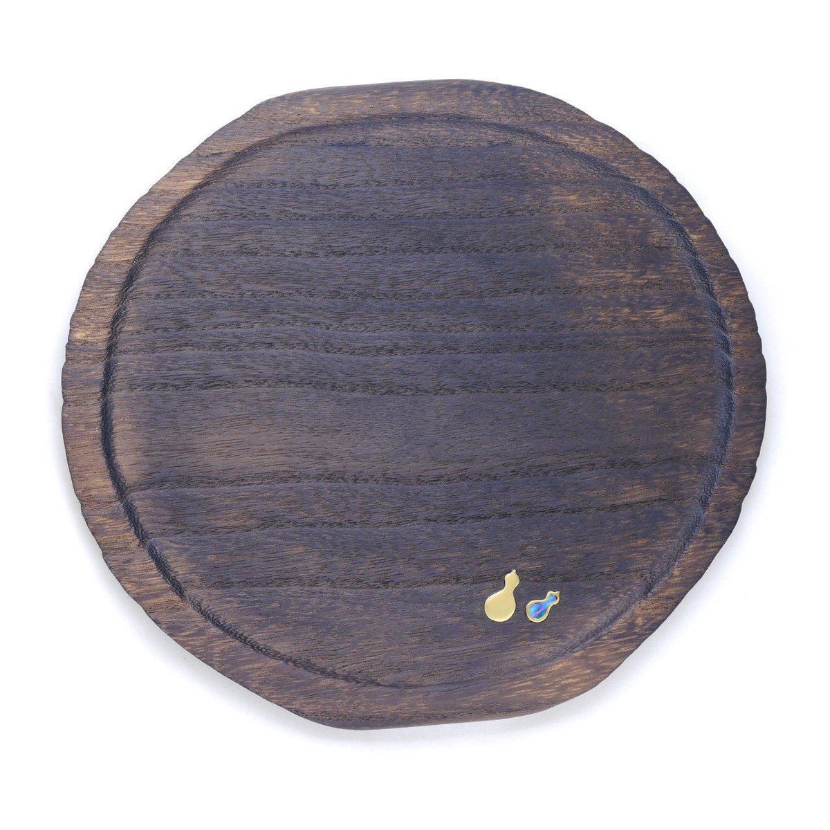 清 萬寶斎 顧記造 葵口菓子器 金工細工刻『張果神算図』三足銅盆 茶道具★希少品 茶道具 盆（ぼん） 杉 四方盆 瓢透し 菓子器