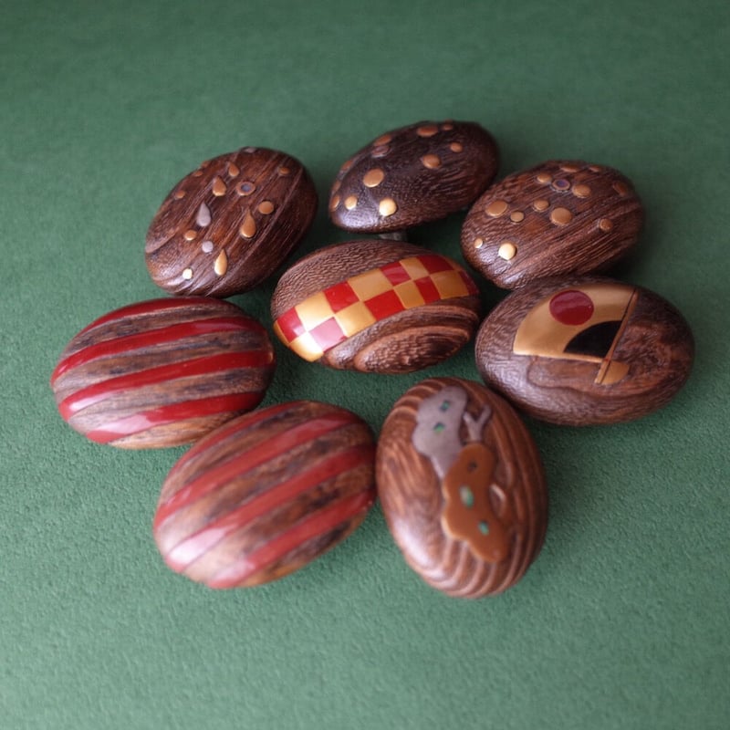 帯留め 赤系 | 金沢桐工芸 岩本清商店