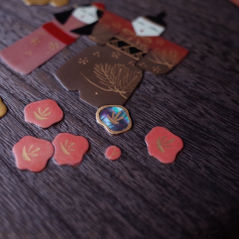 まんまる飾り ひな・かぶと 特上（リバーシブル） | 金沢桐工芸 岩本清商店