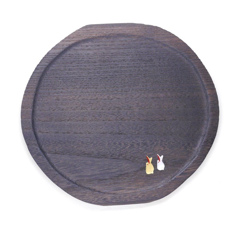 輪島塗　金蒔絵　菓子器　お盆付き 伝統工芸・輪島塗 「菓子器」 ～稲穂と雀 沈金・蒔絵～ その他