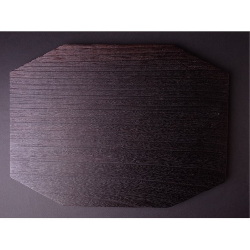 拭漆六角折敷 | 金沢桐工芸 岩本清商店