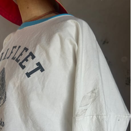 80s　vintage　lightcotton－shirt