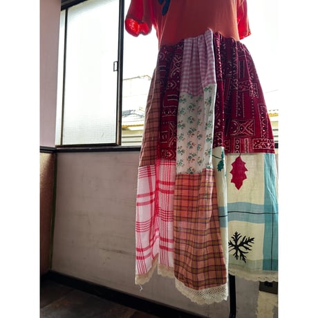 yushokobayashi  orange dress