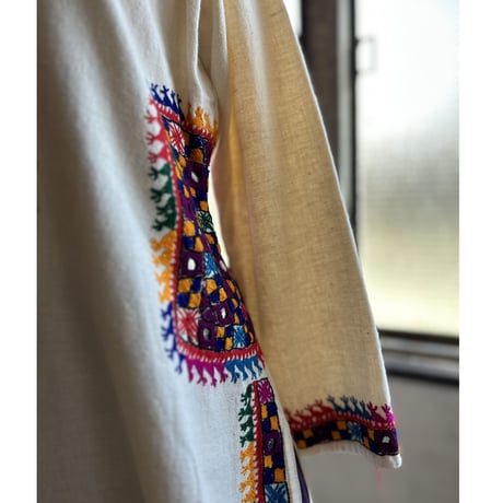 vintage mirror手刺繍