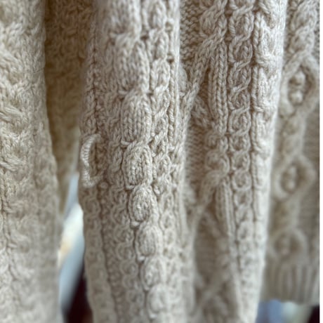 knit　ivory