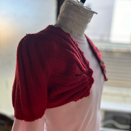 vintage 1950s knit　赤