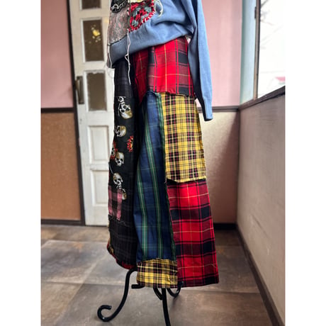 yushokobayashi　check trousers