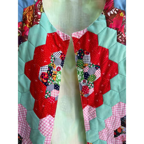 patchwork　quiltvest