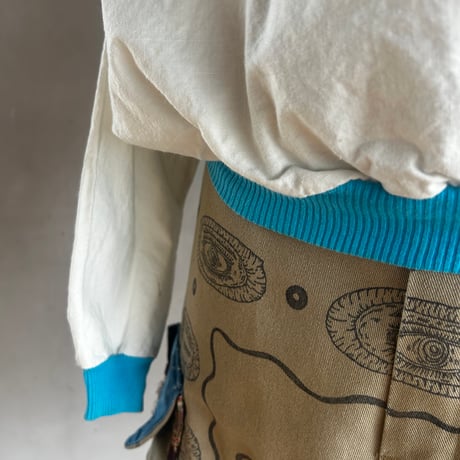 80s　vintage　lightcotton－shirt