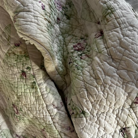 vintage quilt　pants