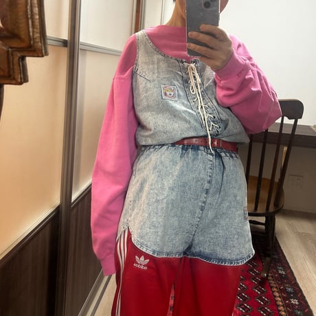 denim　all㏌one　サロペット