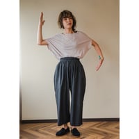 ヂェン先生の日常着　手染め　ストレートパンツ　M ヂェン先生の日常着 ストレートパンツM ショッキングピンク 春夏