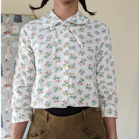 1950's  小花柄　XS