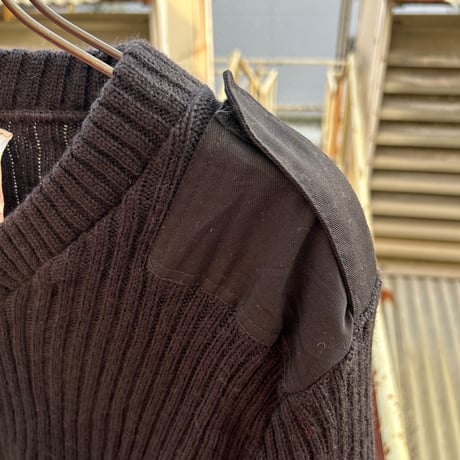 military Knit black コマンドセーター
