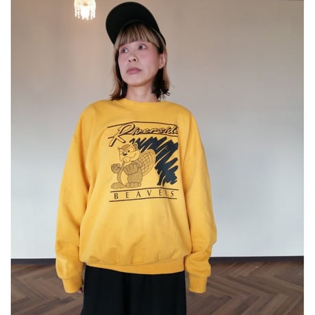 vintage　トレーナー　イエロー