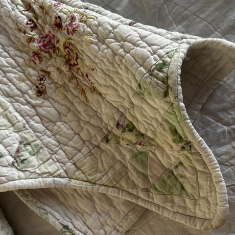vintage quilt　pants