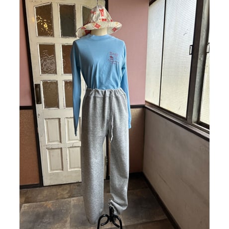 vintage ライトブルーロンT いい感じの薄め生地