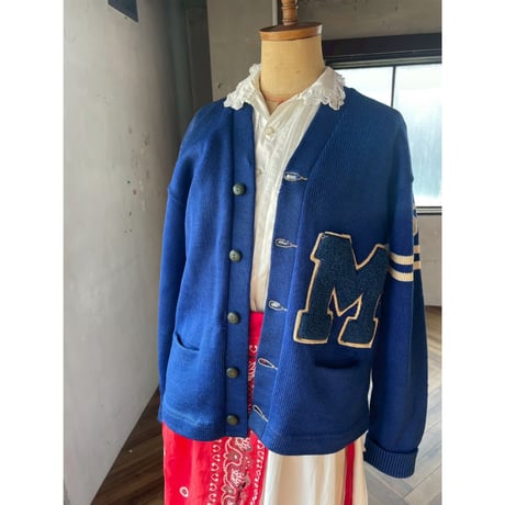 1950s　Lettered Cardigan