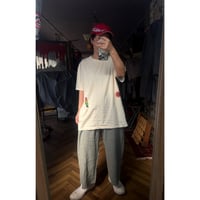 ヂェン先生の日常着　3シーズン対応　厚地　ストレートパンツＳサイズ　ライトグレー