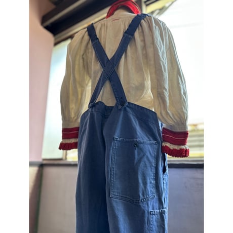 vintage French work オーバーオール③