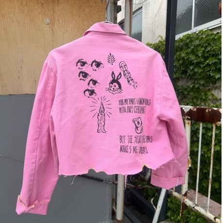pink jacket