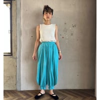 ヂェン先生の日常着 レギュラーバルーンパンツ M ブルー 春夏