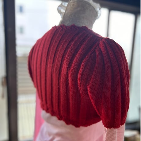 vintage 1950s knit　赤