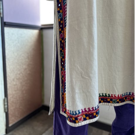 vintage mirror手刺繍