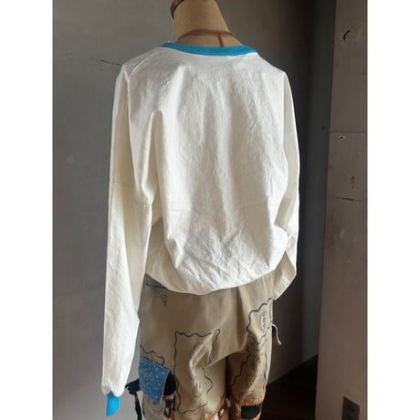 80s　vintage　lightcotton－shirt