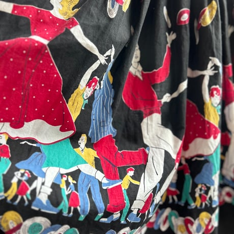 vintage 1950s special dancing skirt