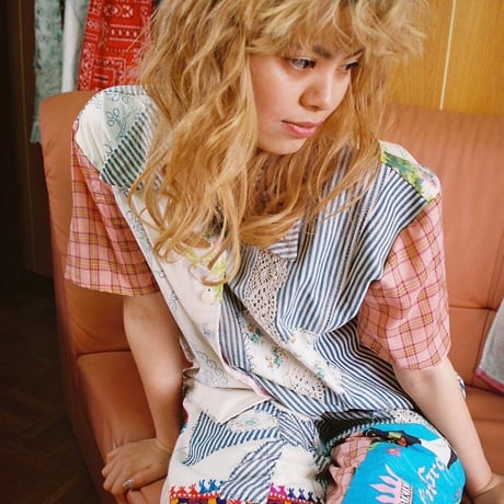yushokobayashi   patchwork shirt