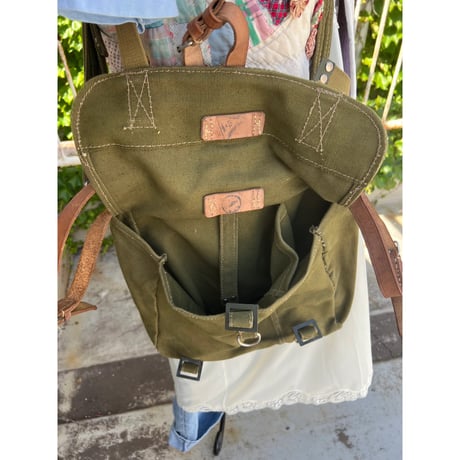 military　vintage　ルーマニア軍　ブレッドバッグ