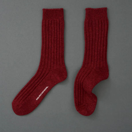 BASIC RIBBED　double cylinder socks