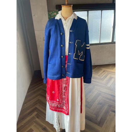 1950s　Lettered Cardigan