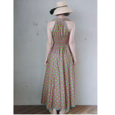 African　bath. ik　dress