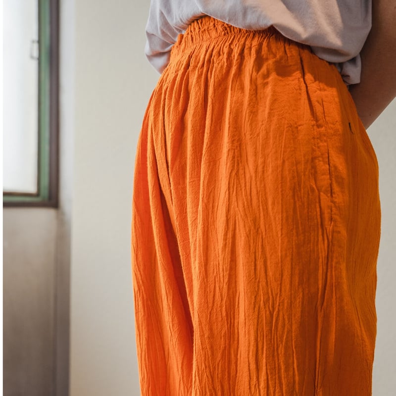 ヂェン先生の日常着スリムバルーンS 春夏 オレンジ | THE MISONO