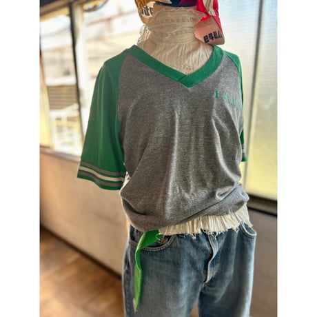 vintage 1970s~1980s グリーン×グレー