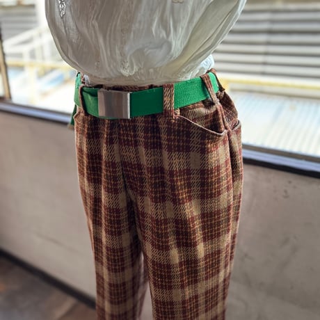 vintage 1970s チェックパンツ