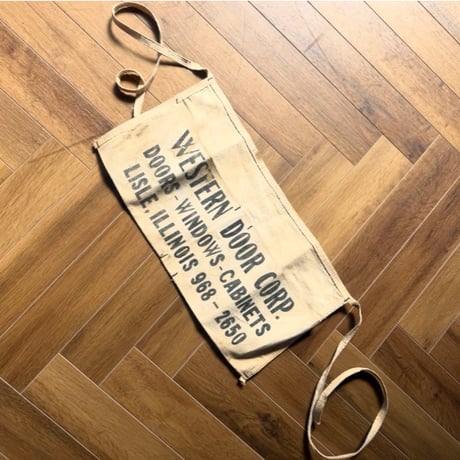 vintage work apron